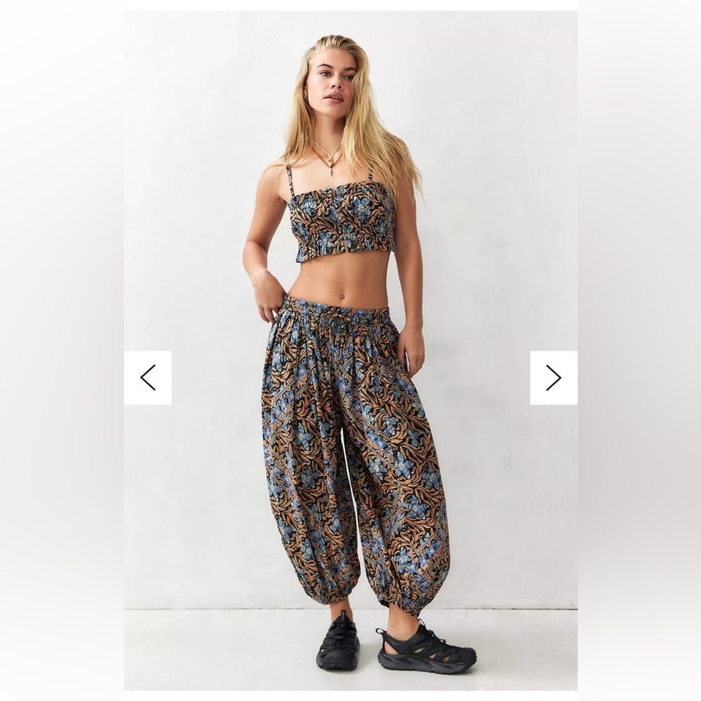 Urban outfitters- Out from under Floral Print Women's Cami and pants co ord